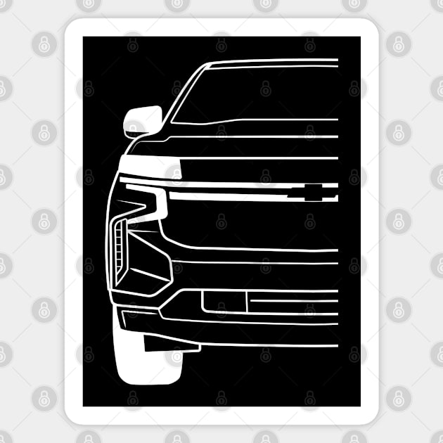 Chevy Tahoe Magnet by HSDESIGNS